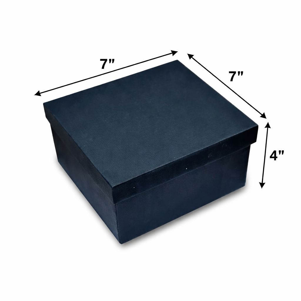 Black Rigid Hamper Box (7x7x4 inch)
