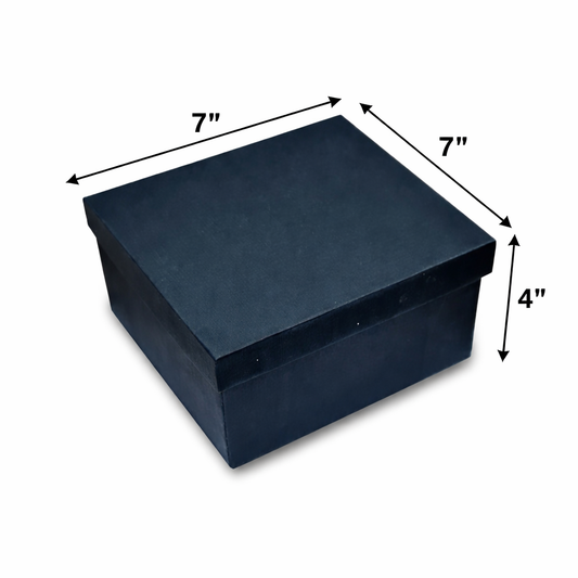 Black Rigid Hamper Box (7x7x4 inch)