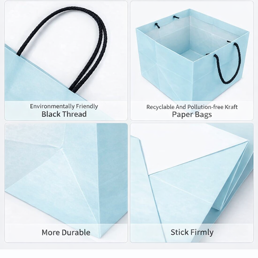 9x9x9 inch Paper Bag ( Pastel Green )