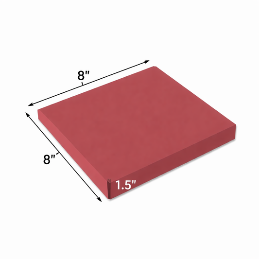 Red Magnetic Rigid Hamper Box (8x8x1.5 inch)