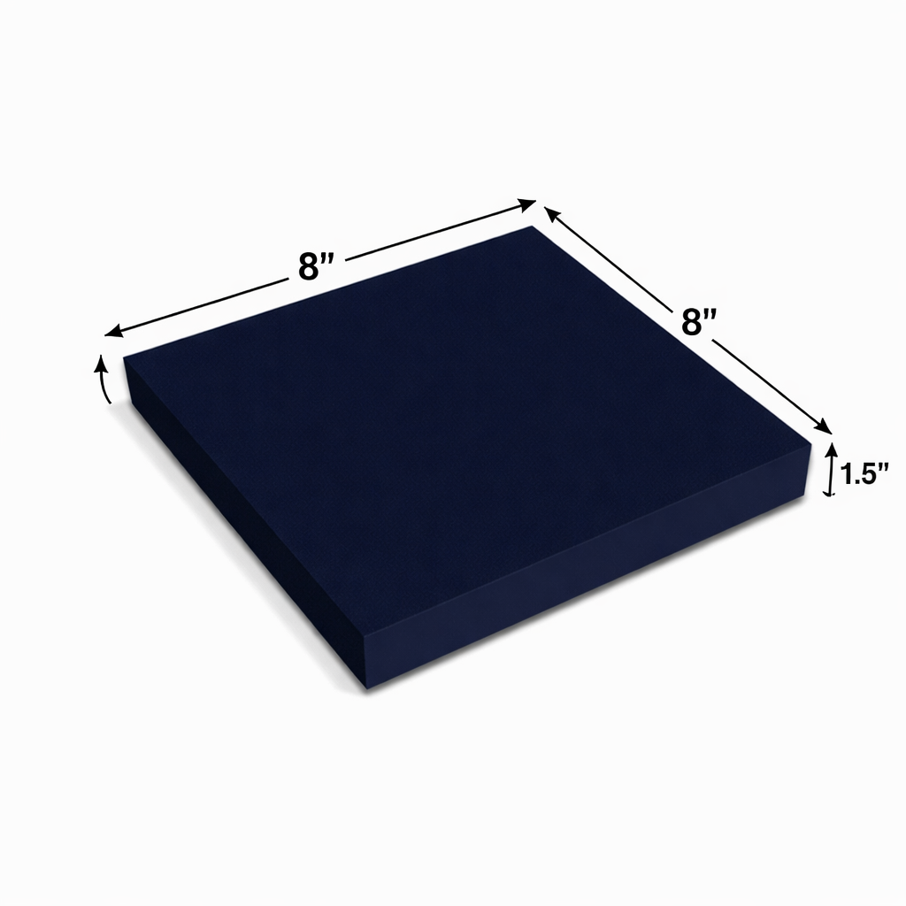 Black  Rigid Hamper Box (8x8x1.5 inch)