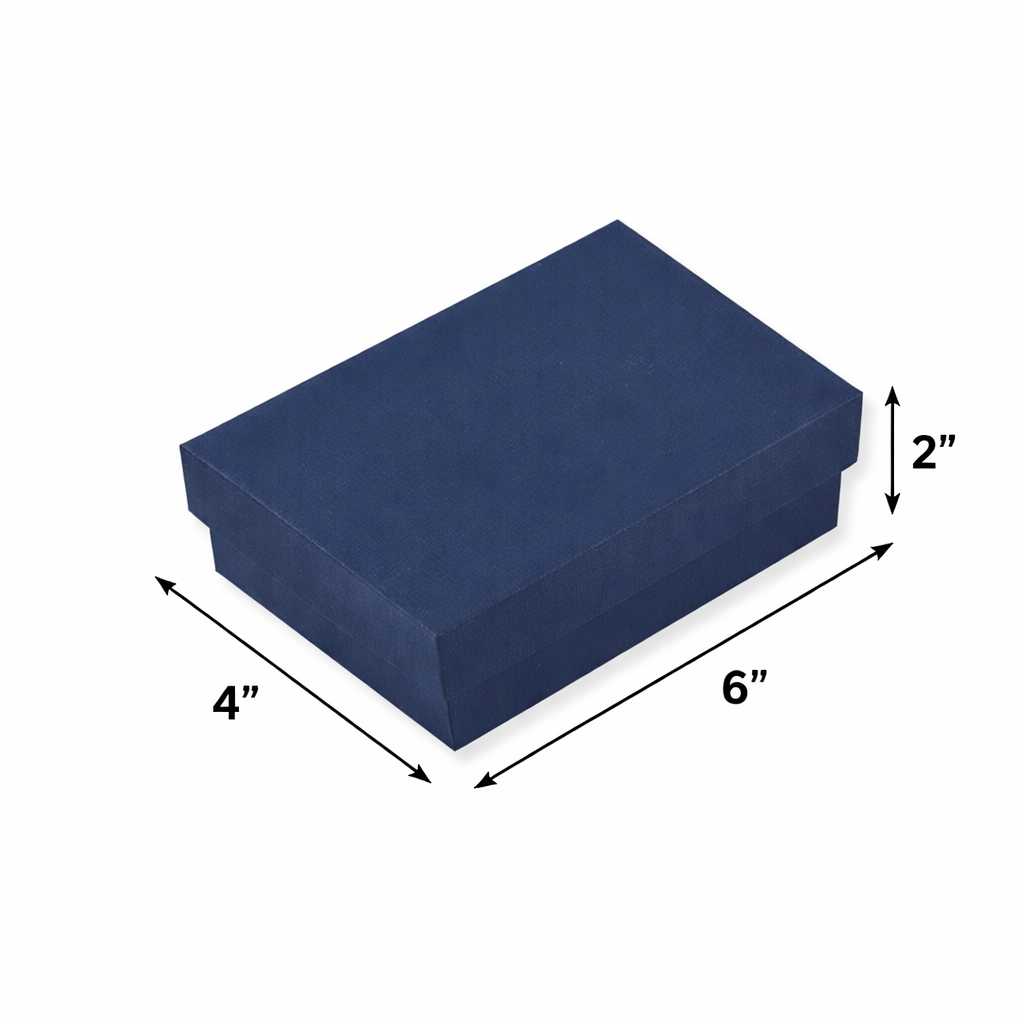 Blue : Rigid Hamper Box (6x4x2 inch)