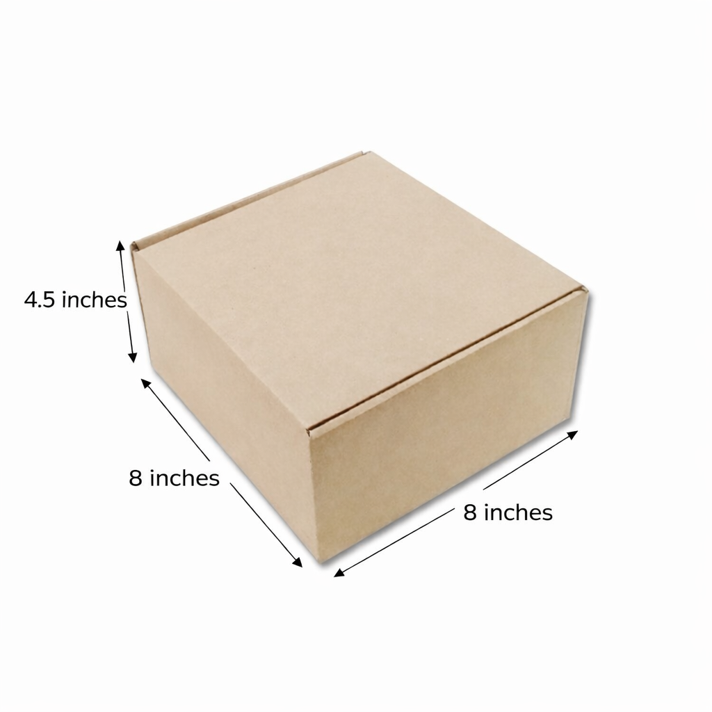 Corrugated Hamper Box (8x8x4.5 inch)