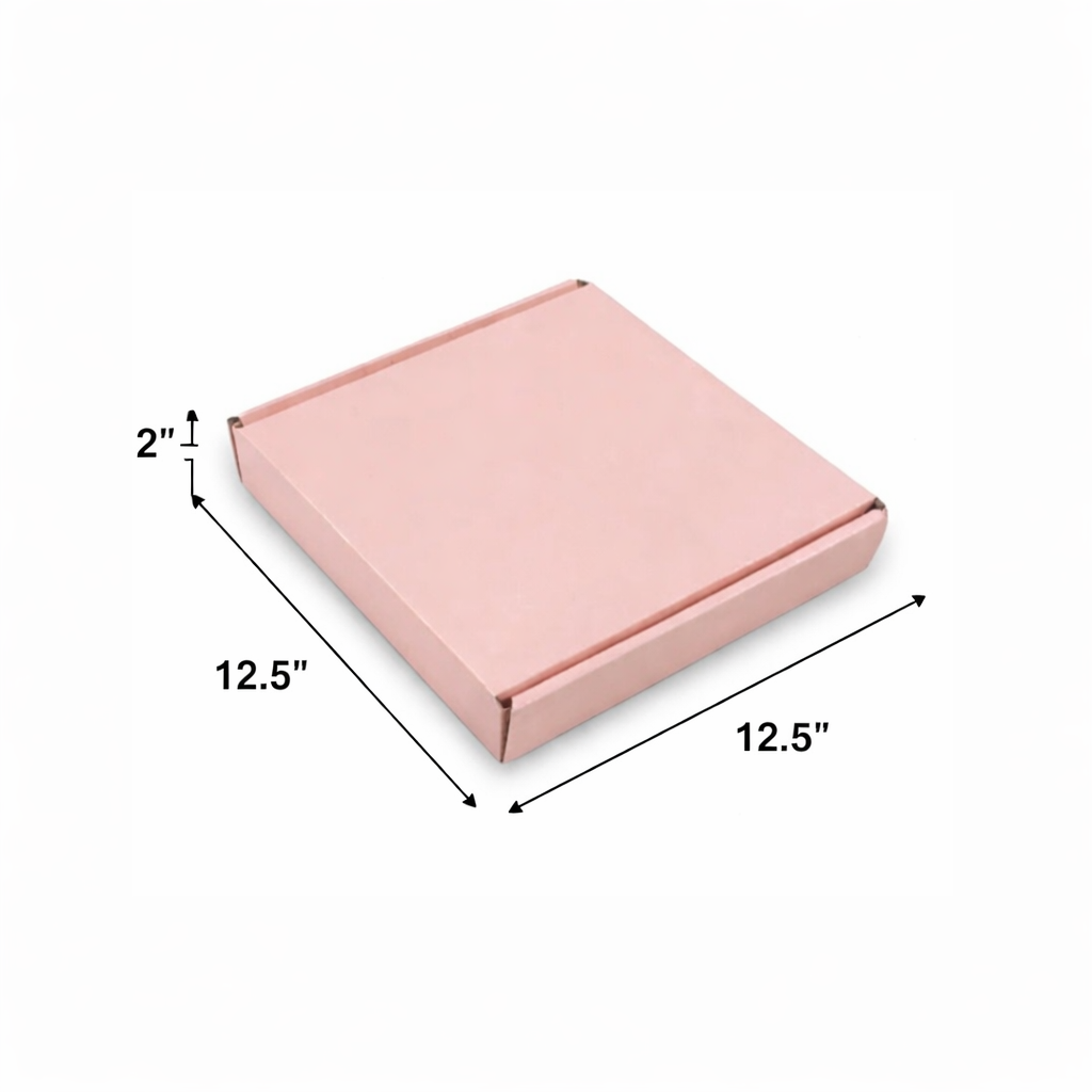 Corrugated Hamper Box (12.5×12.5×2 inch)