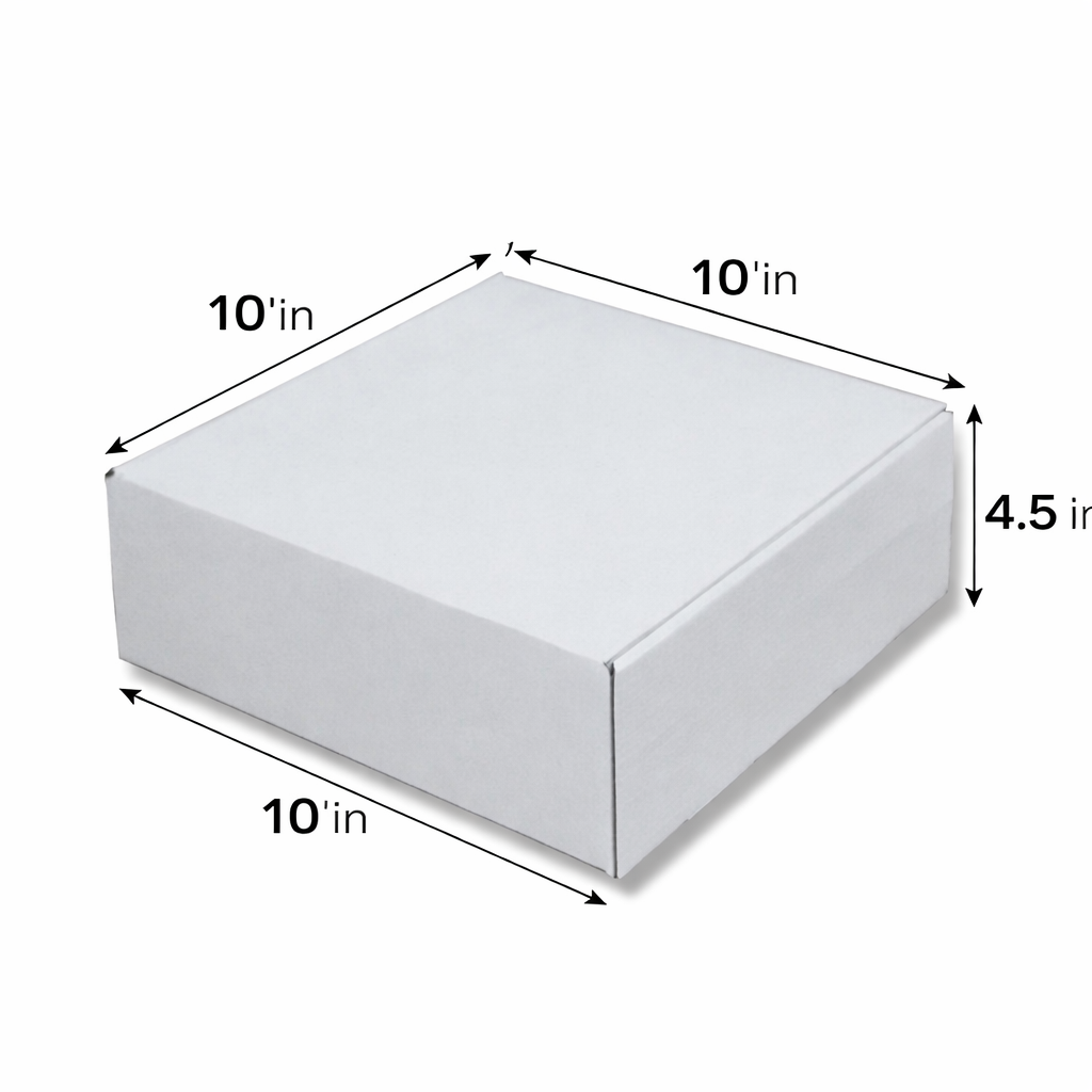 Corrugated Hamper Box (10x10x4.5 inch)
