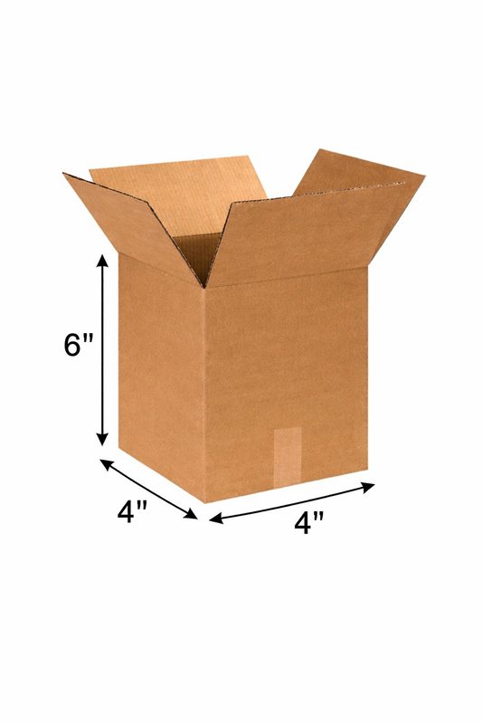 (4x4x6 Inch) Universal 3ply Corrugated Box