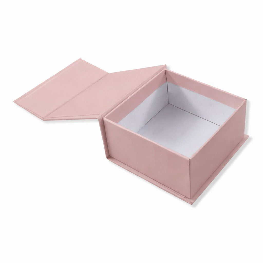 Rose Gold Magnetic Pattern : Rigid Hamper Box (4x4x2 inch)