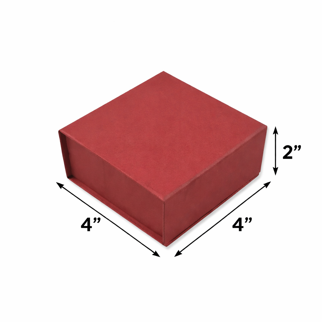 Red Magnetic Hamper Box (4x4x2 inch)