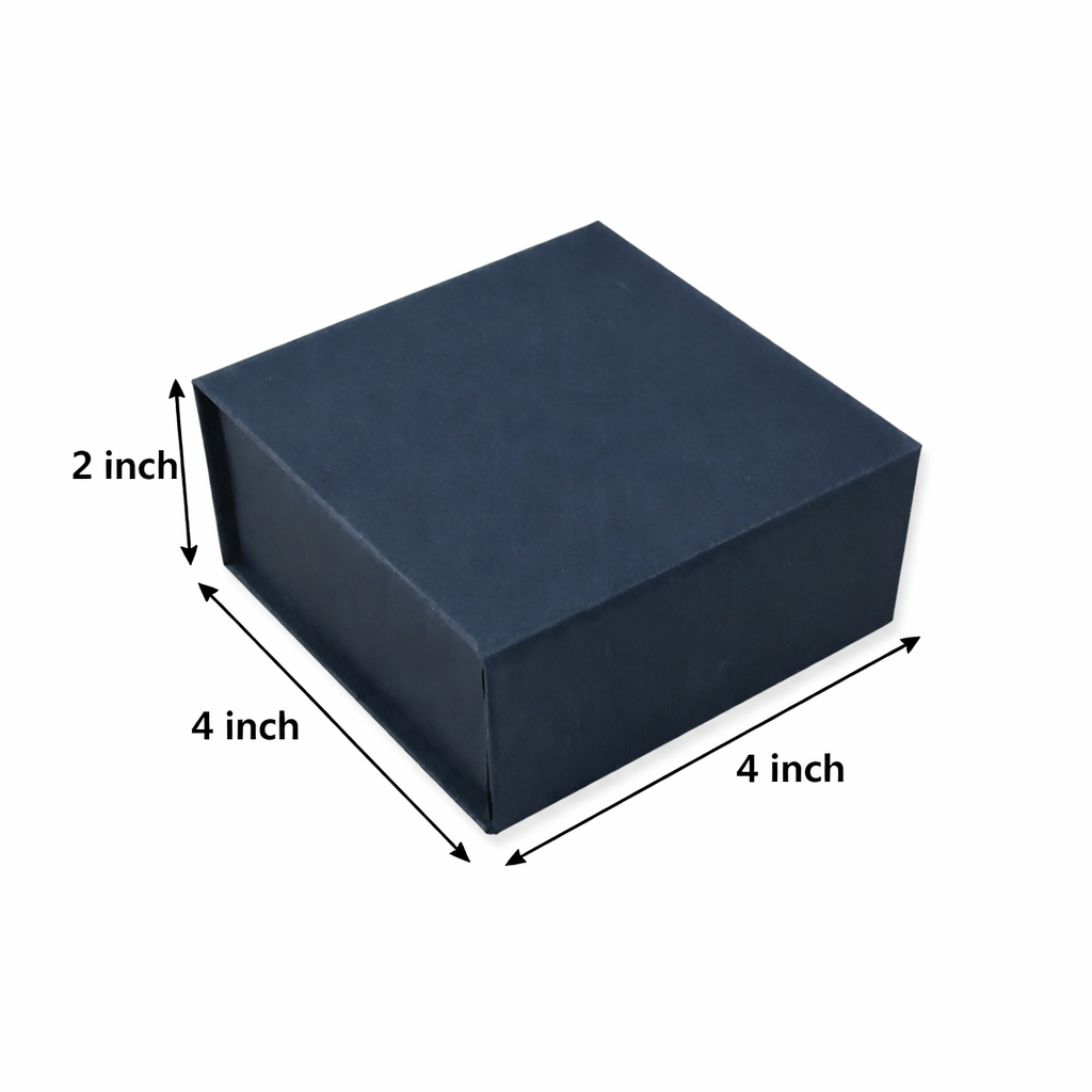 Blue Magnetic Hamper Box (4x4x2 inch)