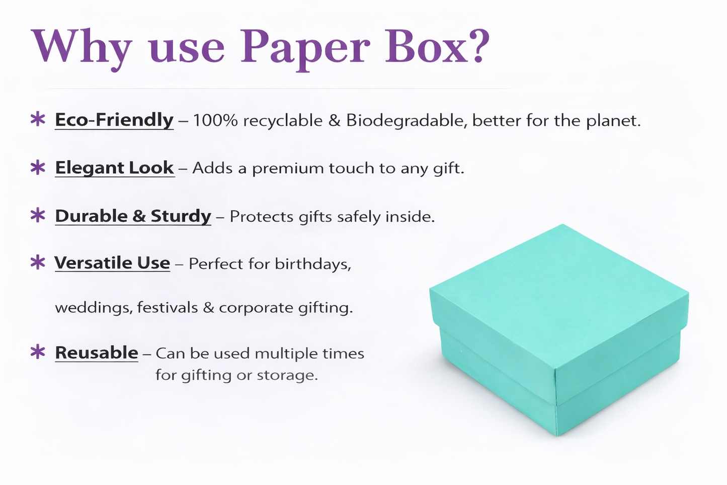 Pastel Green  Rigid Hamper Box (4x4x2 inch)