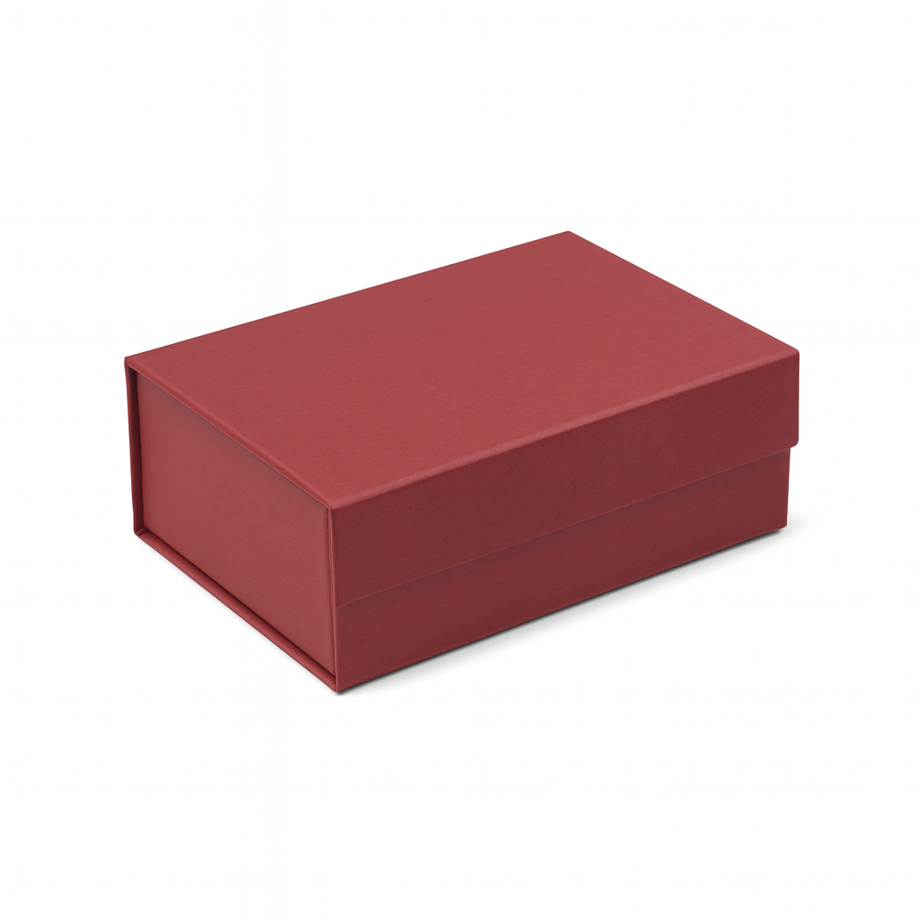 (6x4x2 inch) Red Rigid Magnatic Box