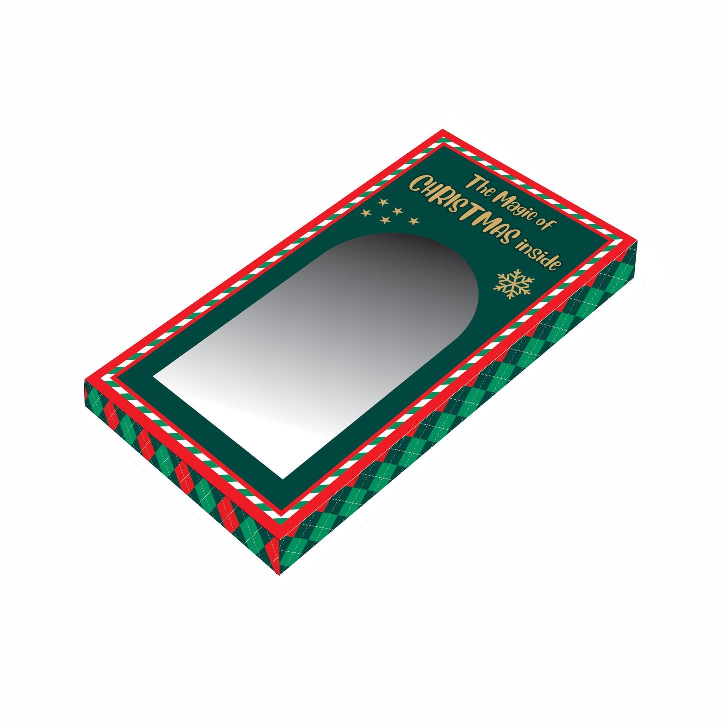 Christmas Chocolate Bar Box (17x8x1.3 cm) 001