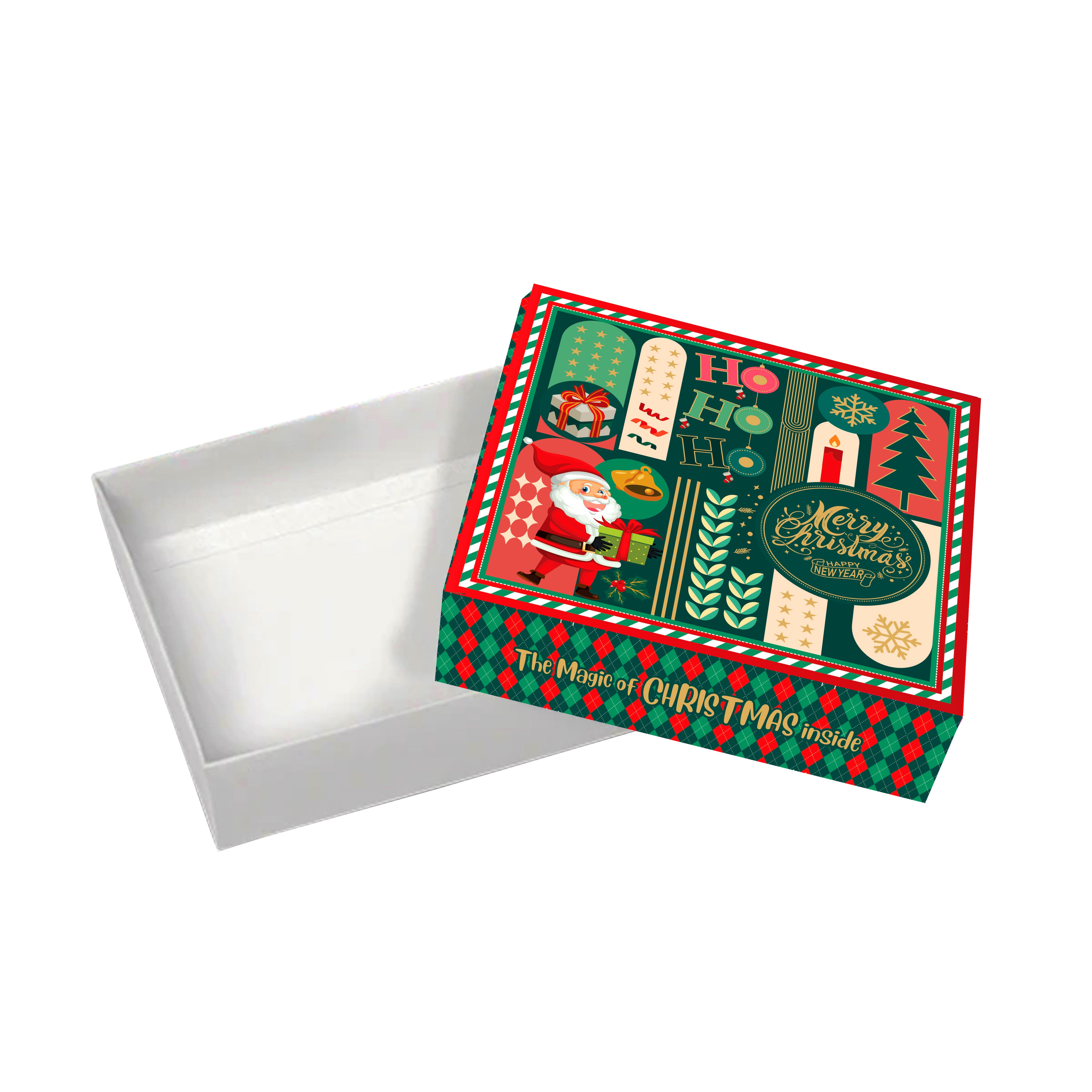 Tile Brownie Box : Christmas Collection Design 001