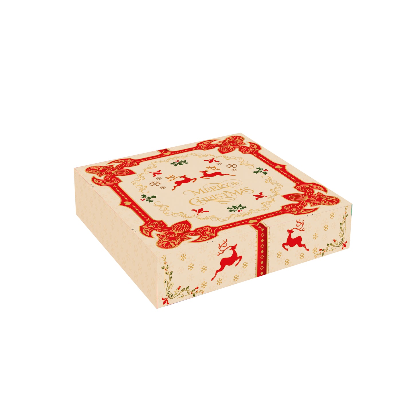 Tile Brownie Box : Christmas Collection Design 002