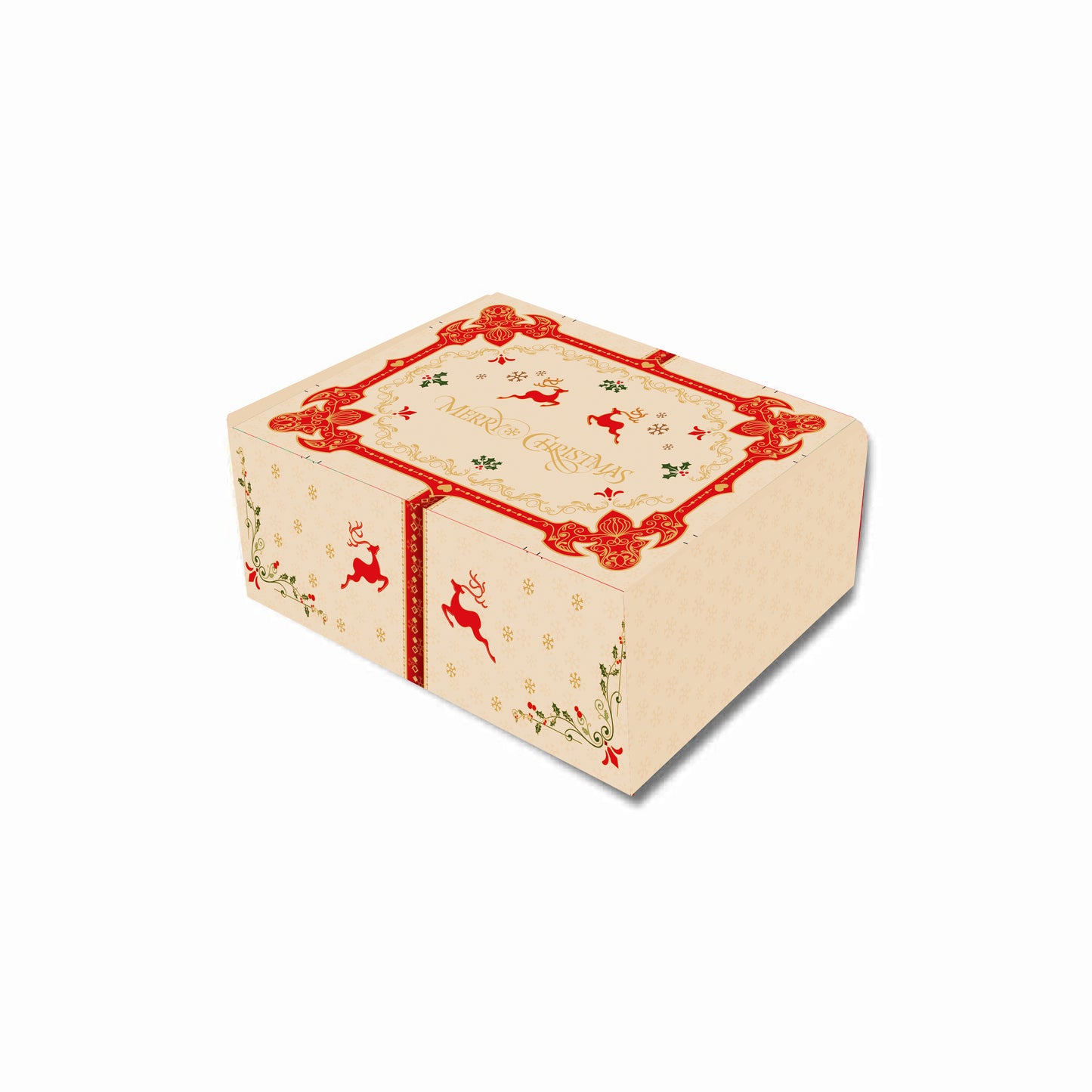 Corrugated Hamper Box (10.5x8x4 inch) : Christmas Collection Design 002