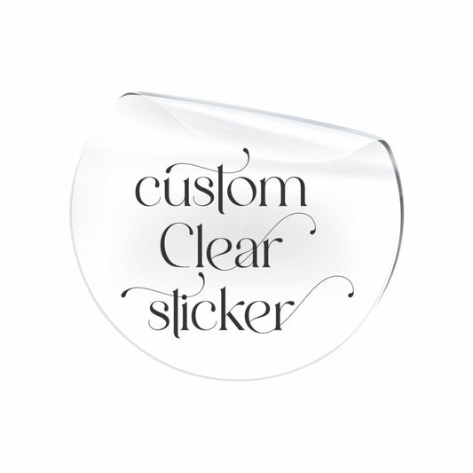 Transparent Store Sticker Custom Sticker– impressioncart