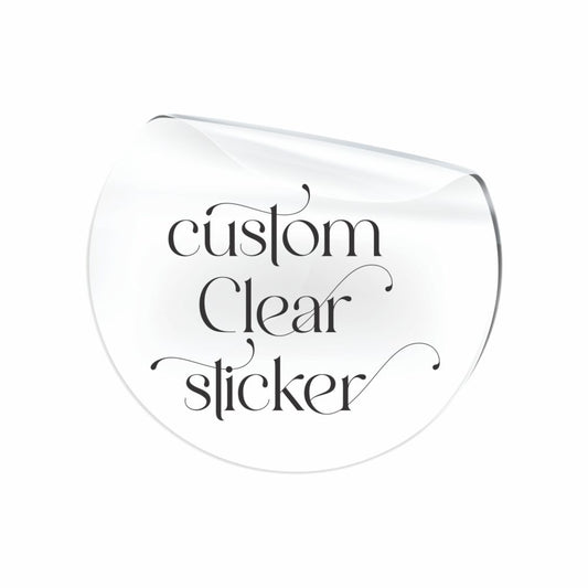 Custom Transparent Sticker