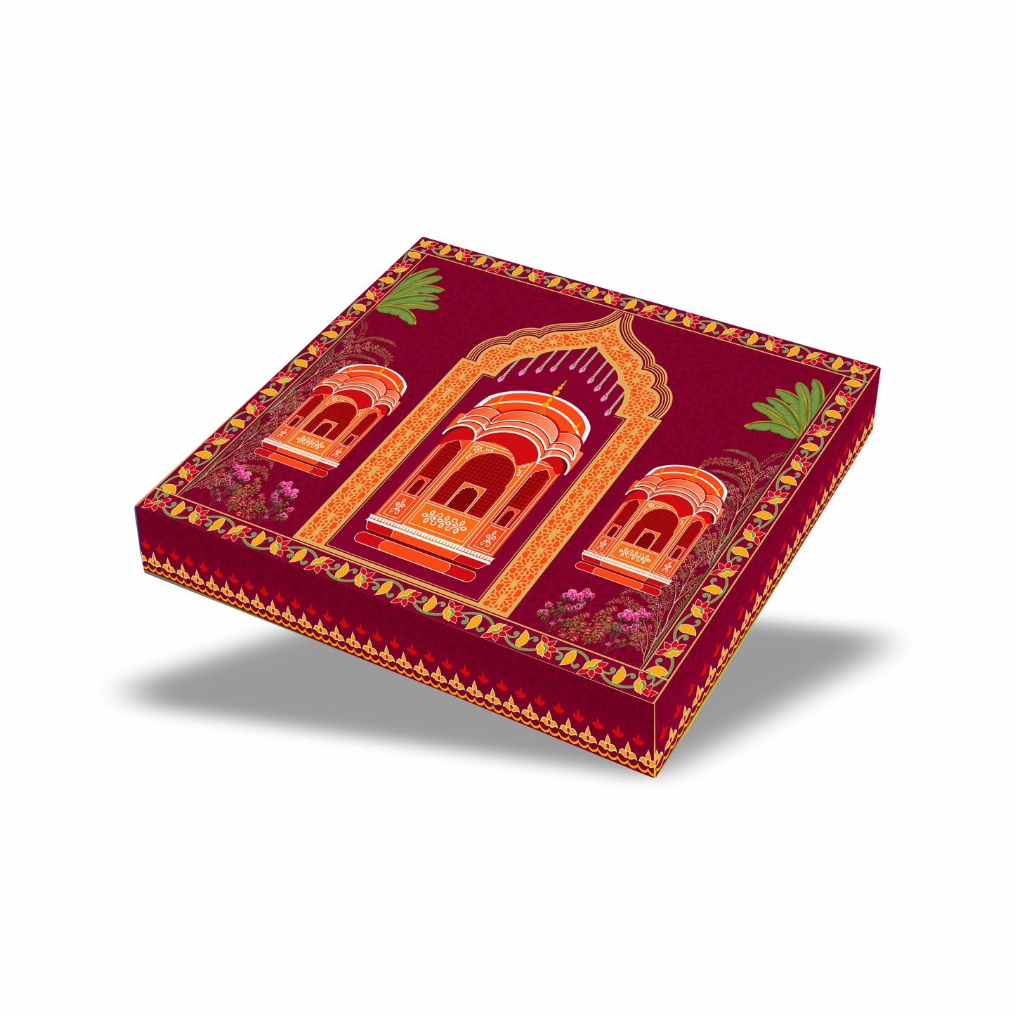 Gold Foil 1 Kg Mithai Box — Design Rang Mahal