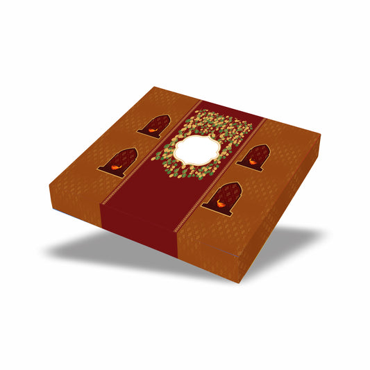 Gold Foil 1 Kg Mithai Box — Design Shubh Aarambh