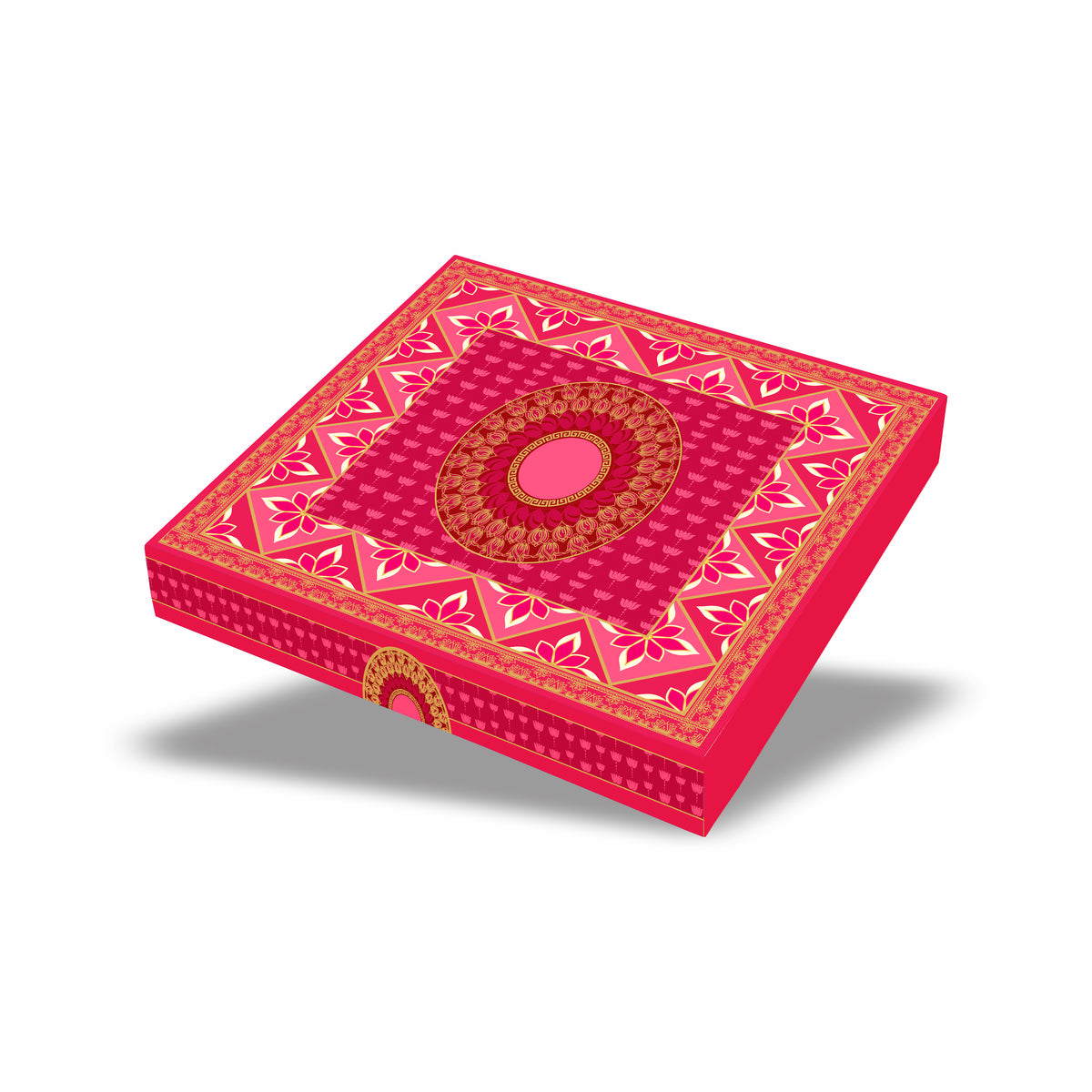 Gulab-e-Shahi 1 Kg Paper Mithai Box - ITC Paper Board