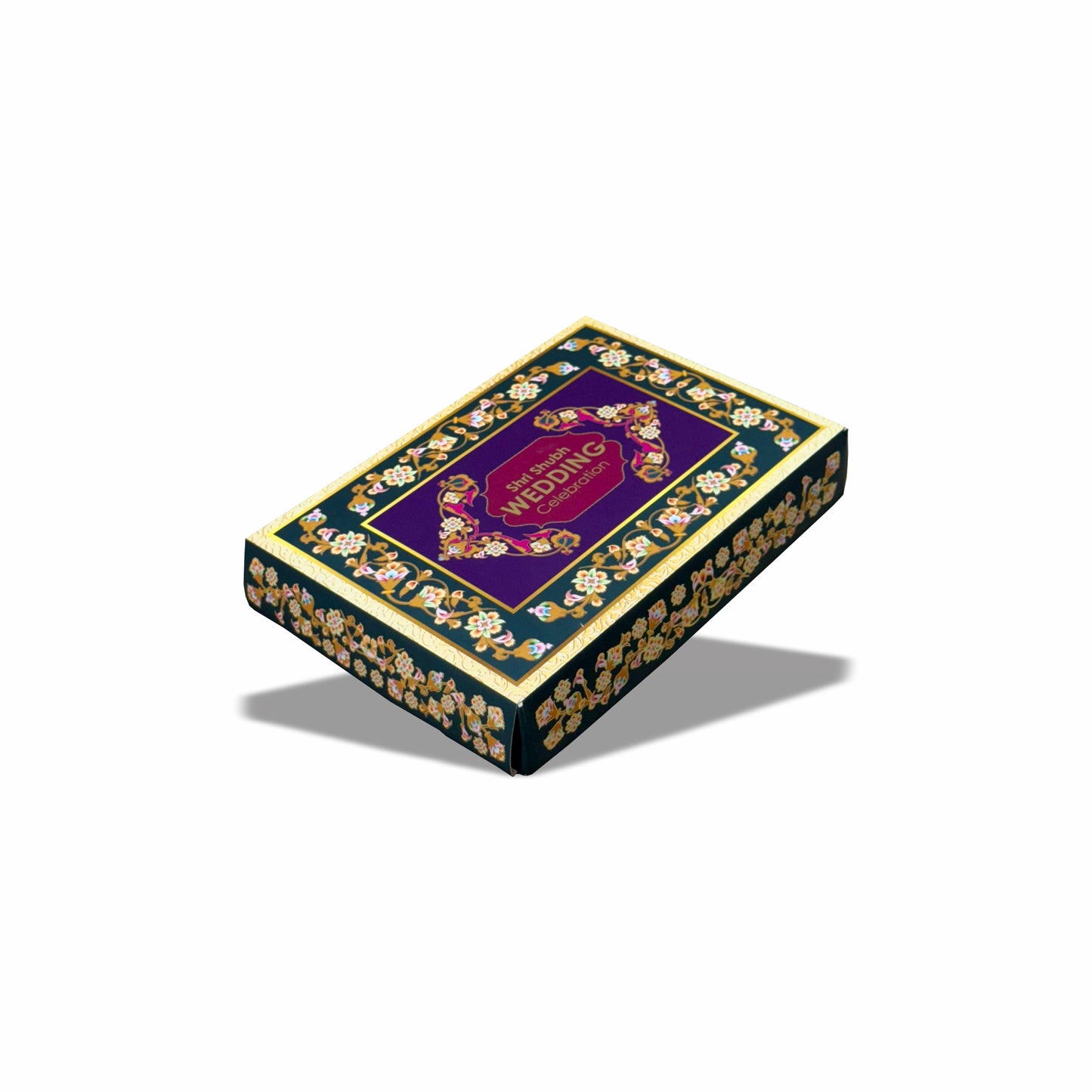 Gold Foil 1 /2 Kg Mithai Box Design 004