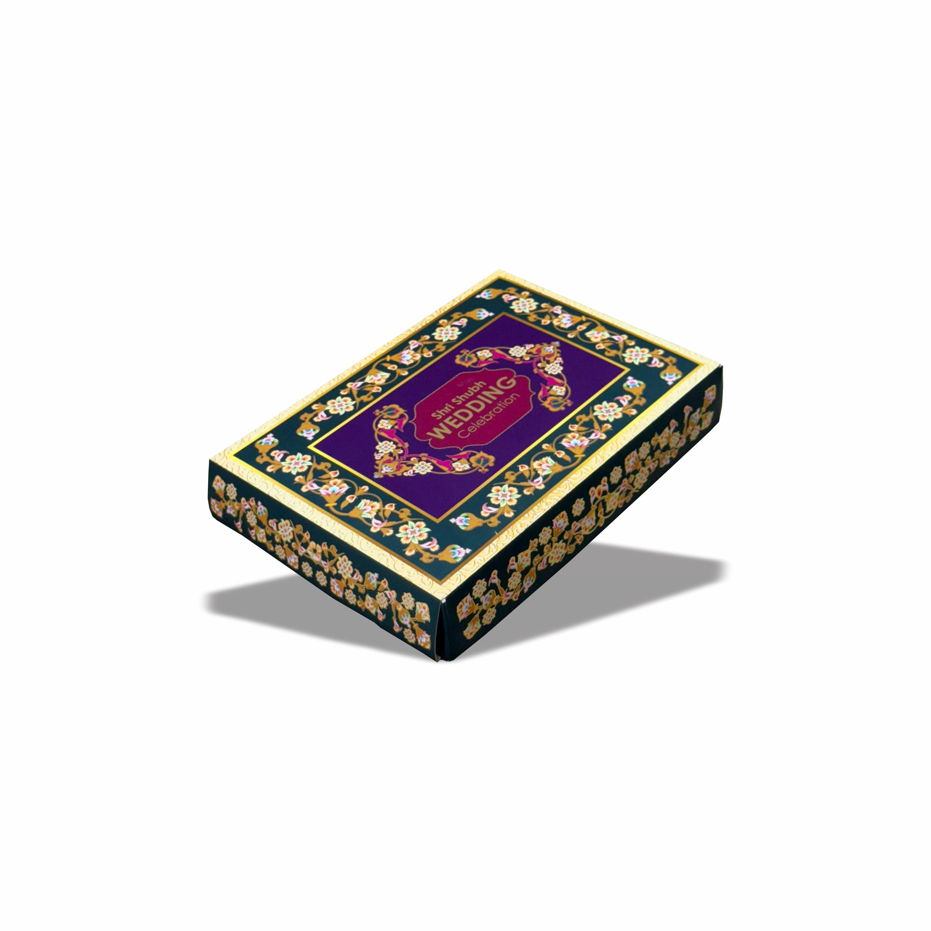 Gold Foil 1 /2 Kg Mithai Box Design 004