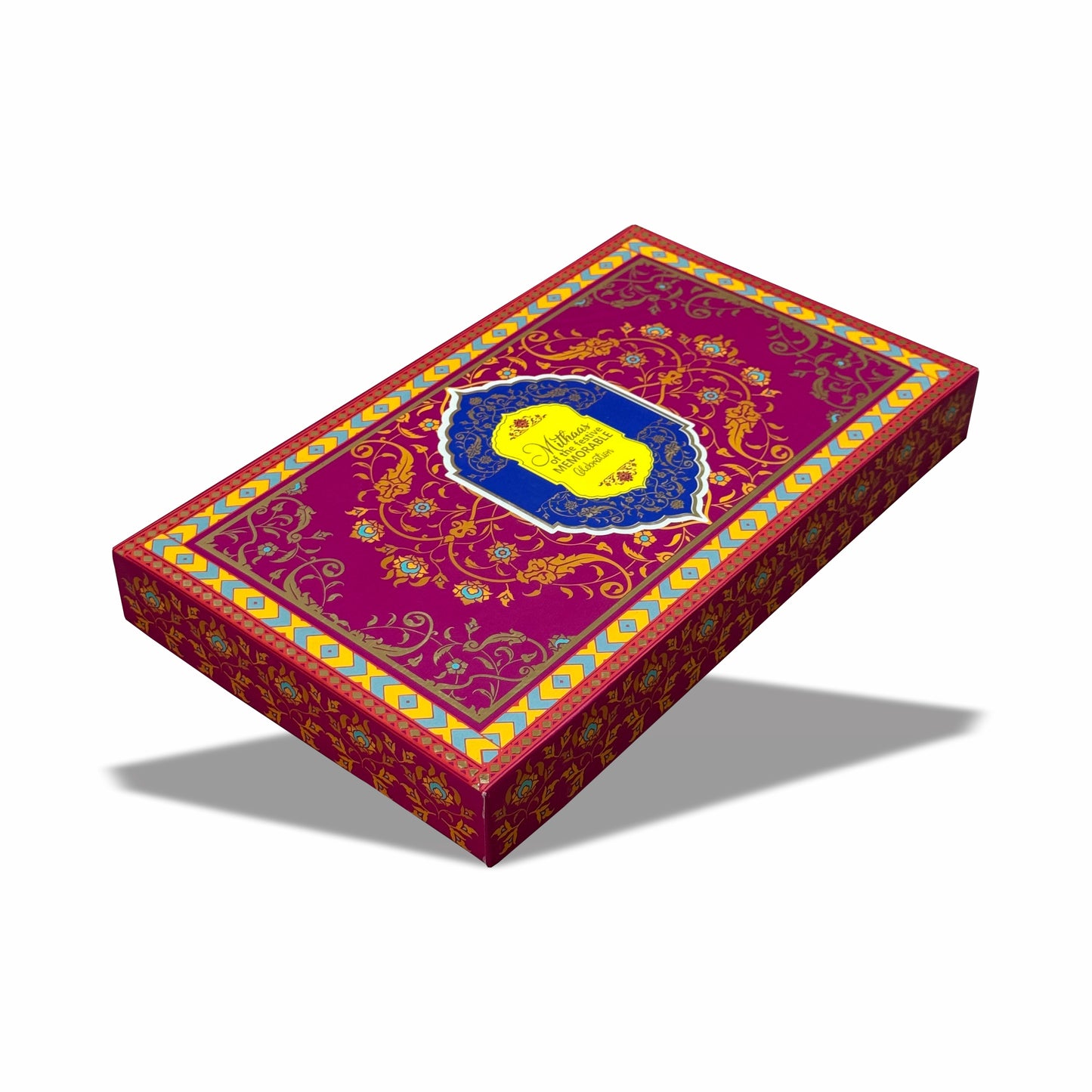Gold Foil 1 Kg Mithai Box Design 005
