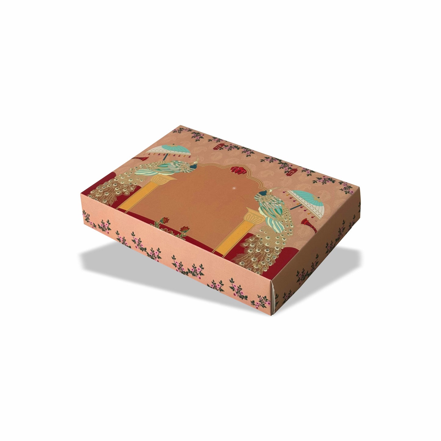 Gold Foil 1 /2 Kg Mithai Box Design 007