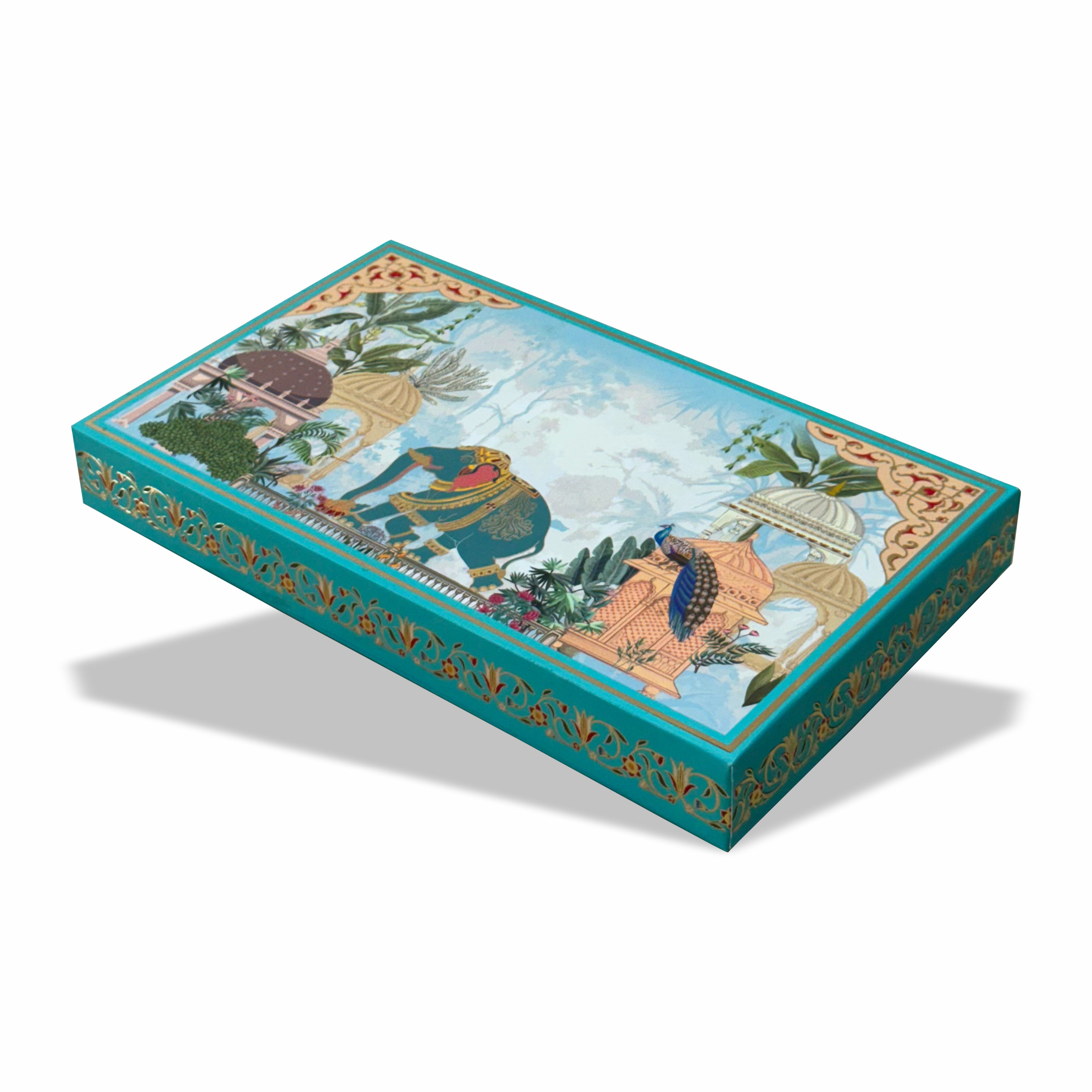 Gold Foil 1 Kg Mithai Box Design 006