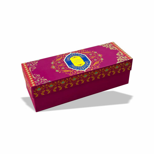 Shahi Virasat 3 Jar Hamper Box (Top-Bottom Pattern) with Custom Logo Print