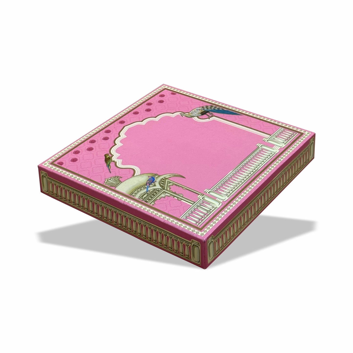 Wedding Gold Foil Dry Fruit Box Top Bottom (Customisable)