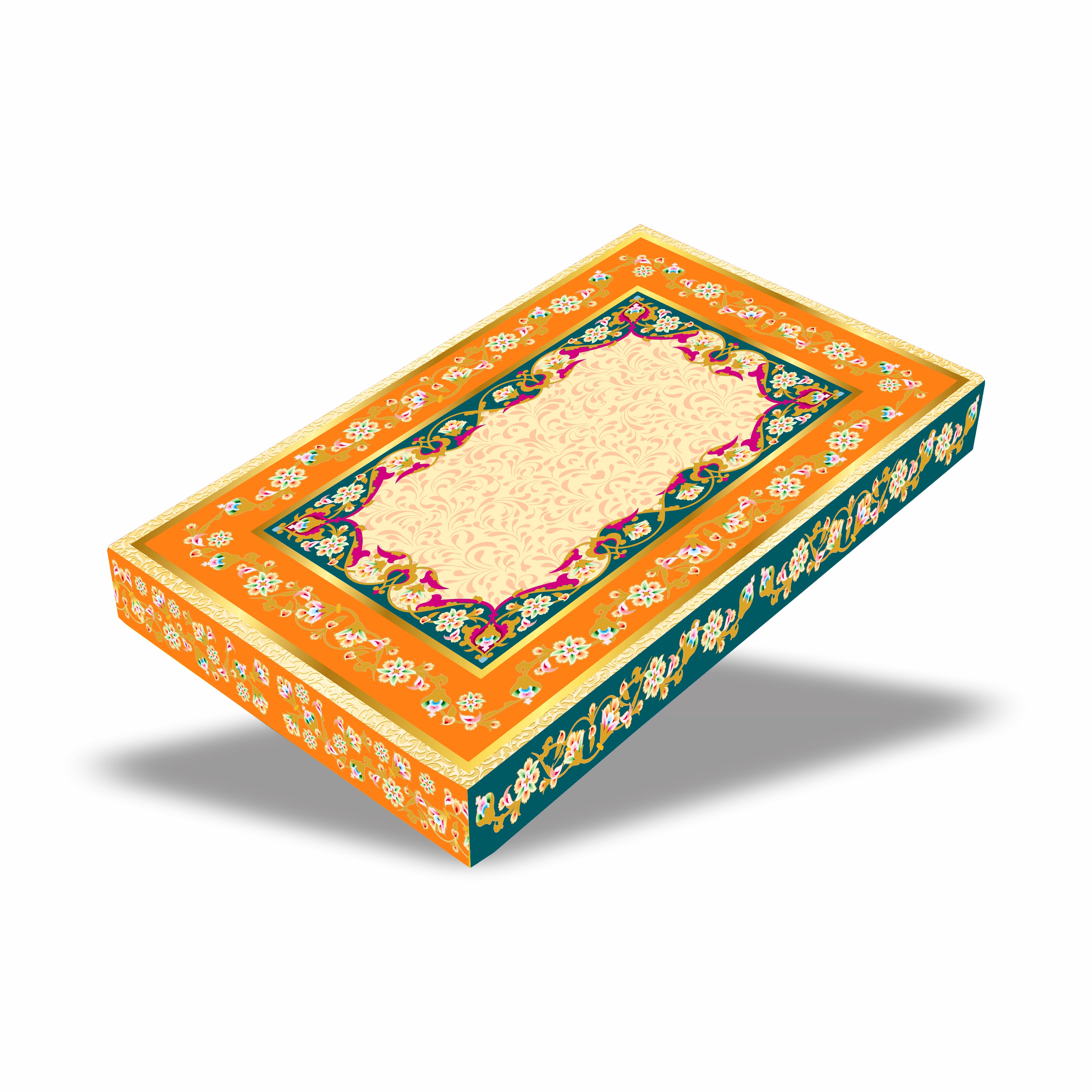 Gold Foil 1 Kg Mithai Box — Design Shahi Phoolkari