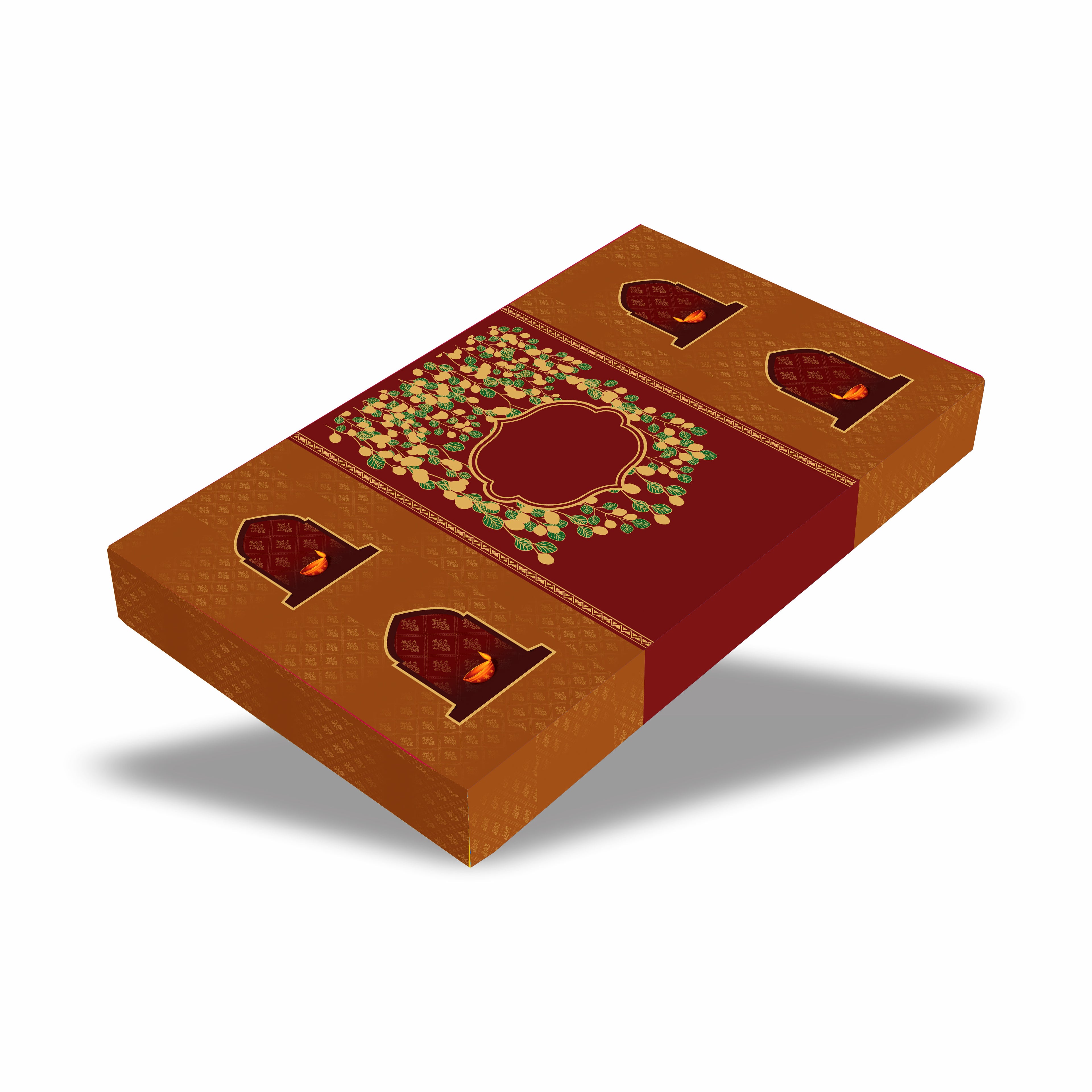 Gold Foil 1 Kg Mithai Box — Design Shubh Aarambh