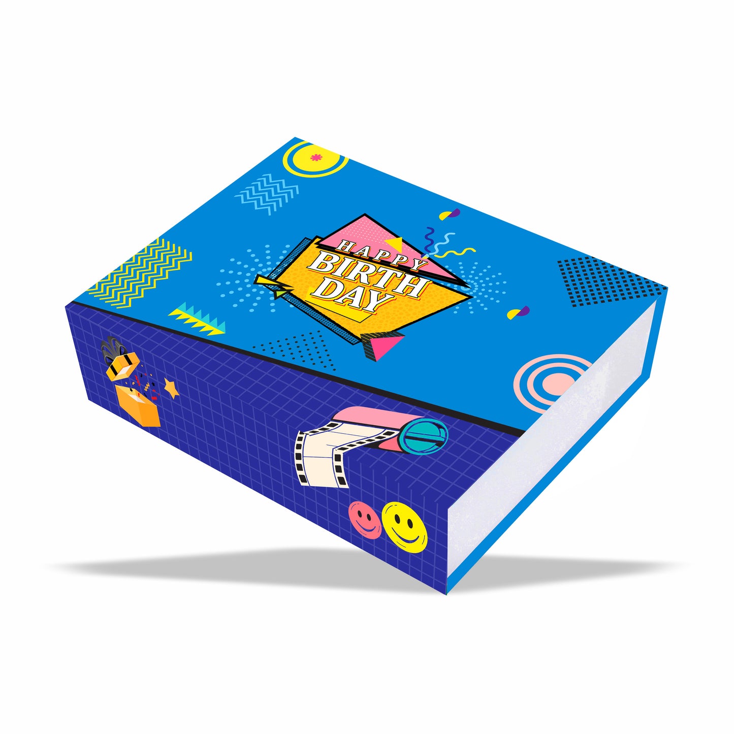 Happy Birthday Magnetic Rigid Hamper Box