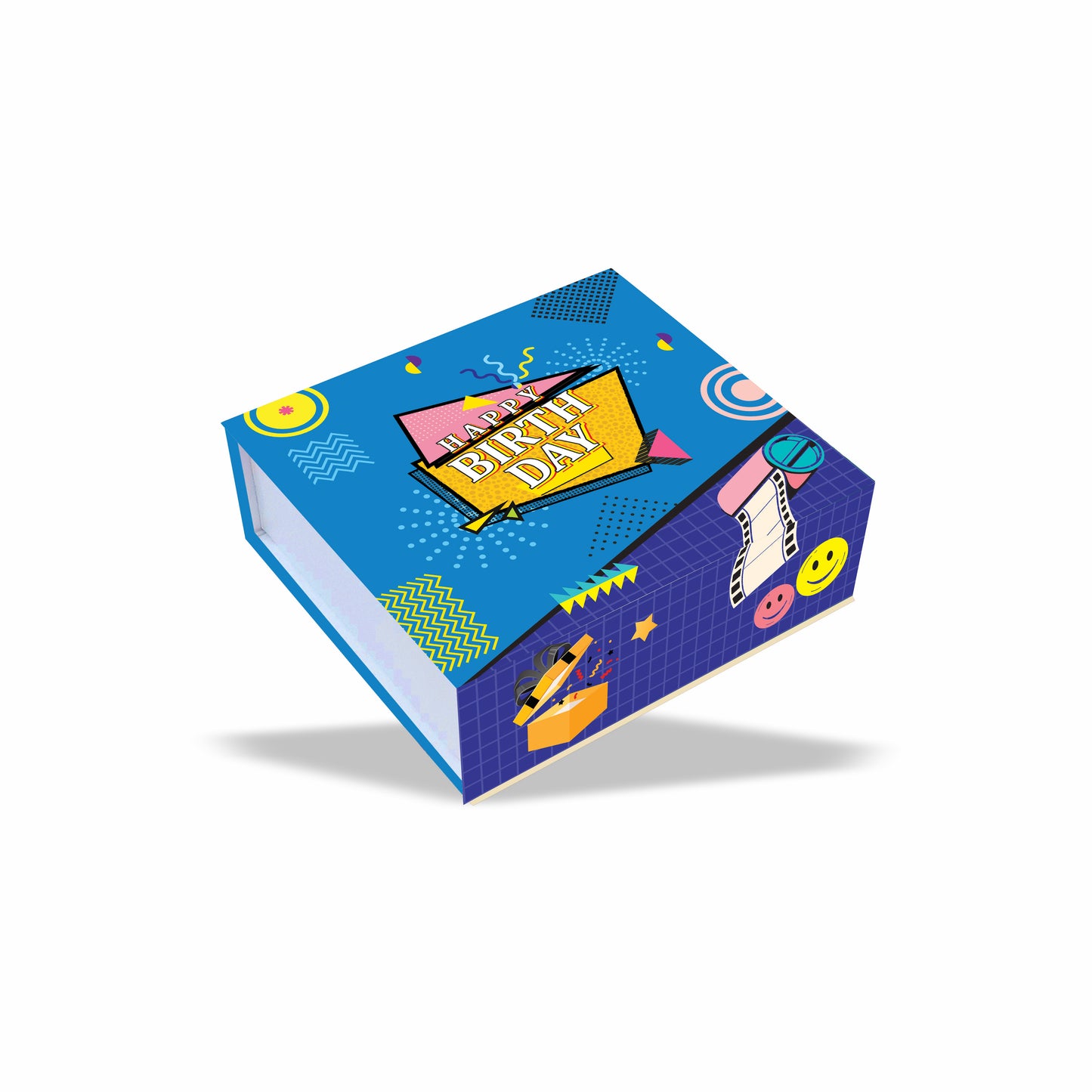 Happy Birthday Magnetic Rigid Hamper Box