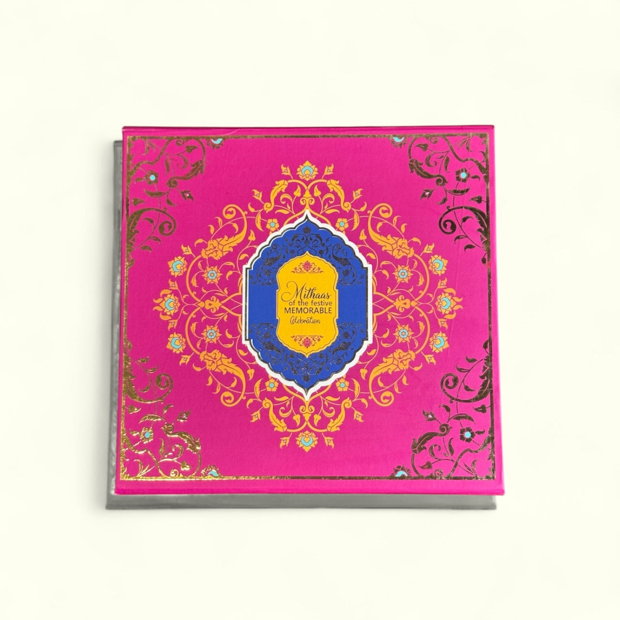 Shahi Virasat 4 Jar Hamper Box (Rigid Magnetic Pattern) with Custom Logo Print