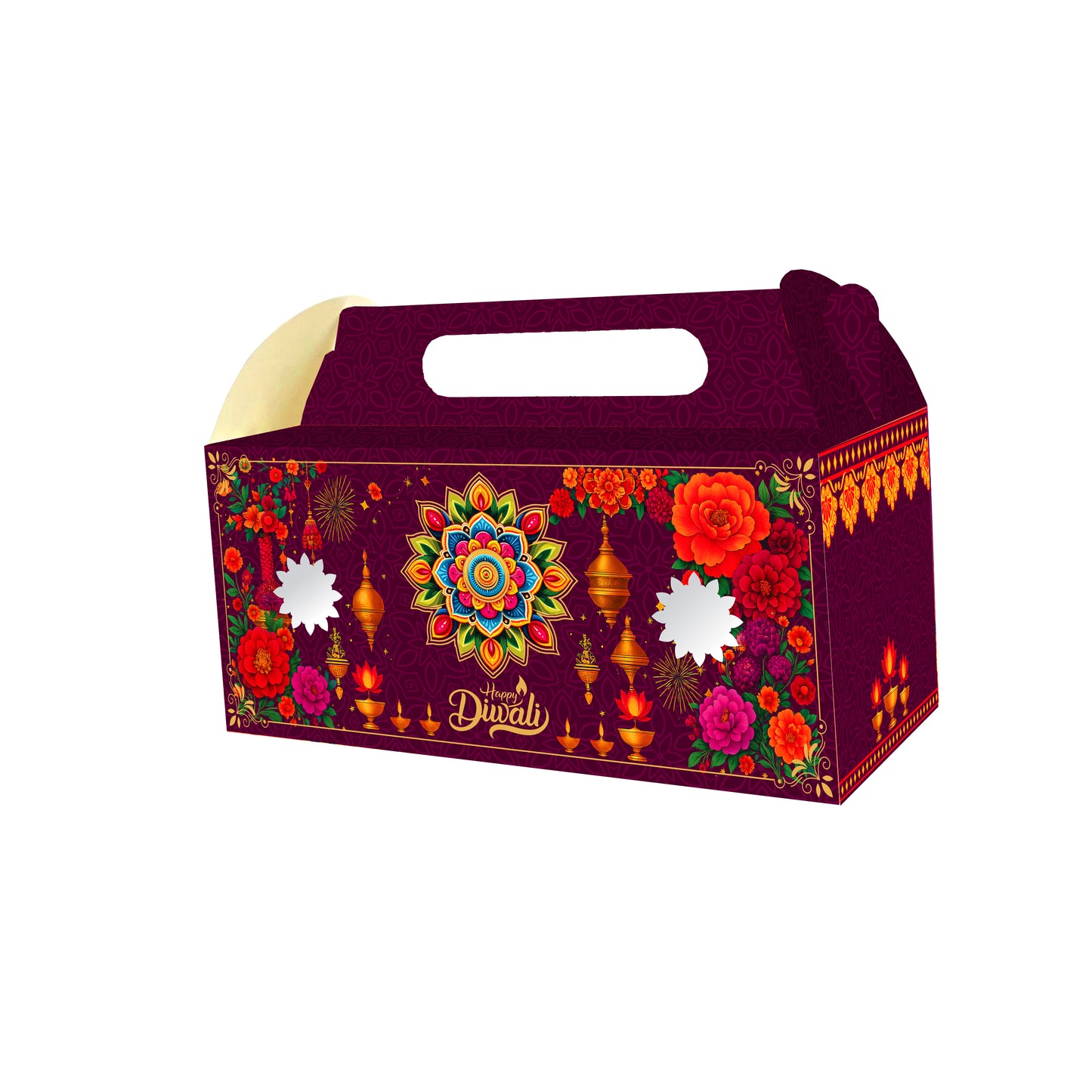 Jar/Hamper Box (7.8×3.5×4 inch) : Diwali Collection Design 001