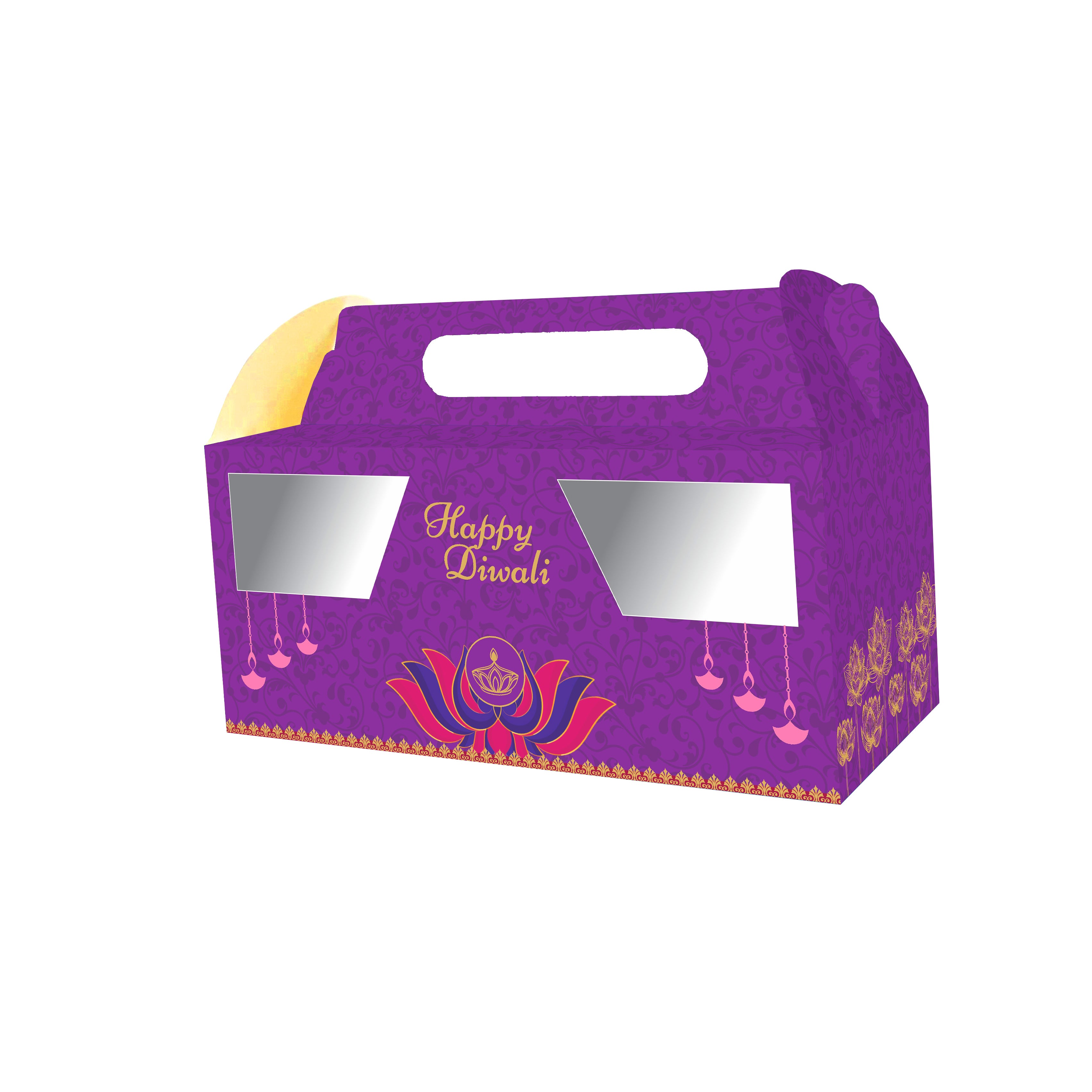 Diwali Jar/Hamper Box (7.8×3.5×4 inch) - Design 002