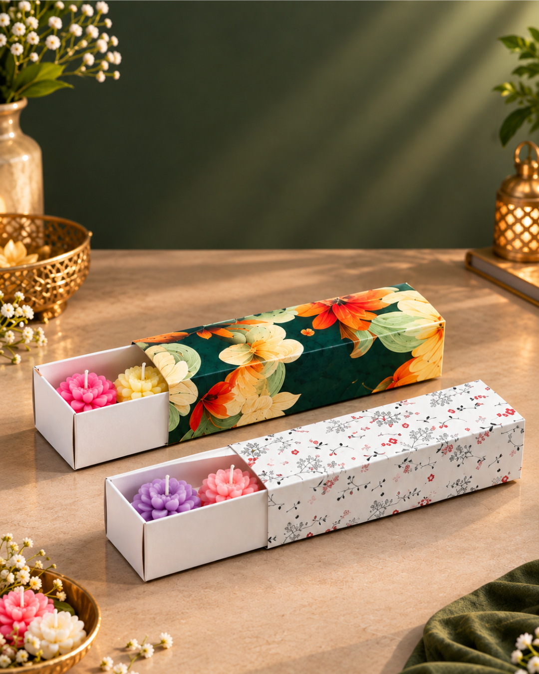 Slider paper Box for 5  (7.2×2.1×2″ )