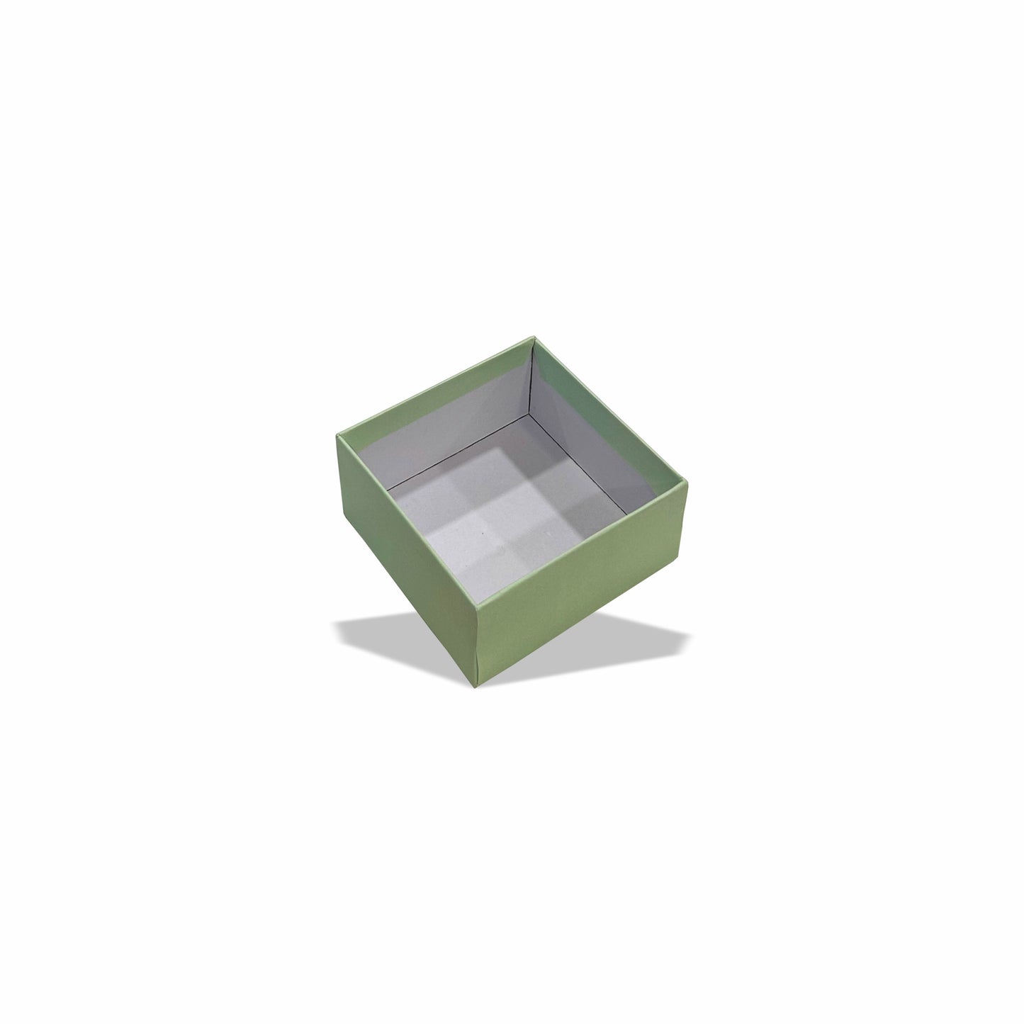 Mint Blossom : Gold Foil Rigid Hamper Box (4x4x2 inch)