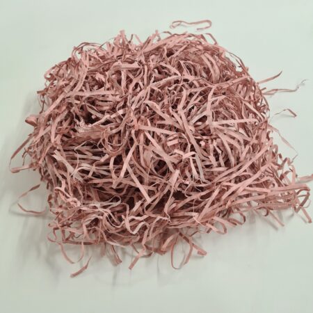 PEACH SHREDDED PAPER