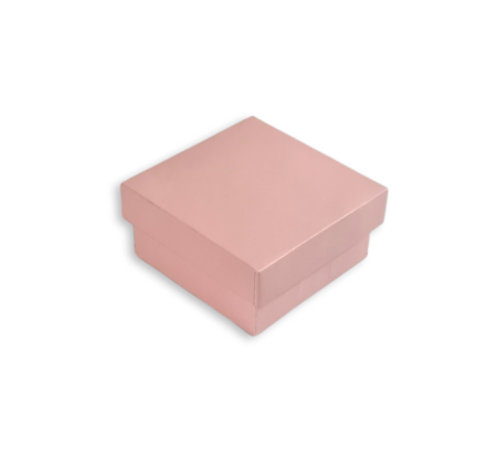 Peach Top Bottom Rigid Box (3.5x3.5x1.5 inch)