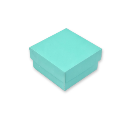 Pastel green Top Bottom Rigid Box (3.5x3.5x1.5 inch)