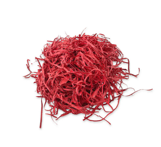 RED SHREDDED PAPER