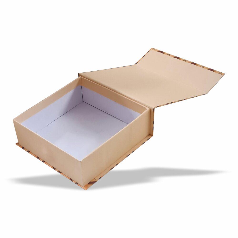 Bisque Collection Magnetic Rigid Hamper Box (6x6x2 inch)