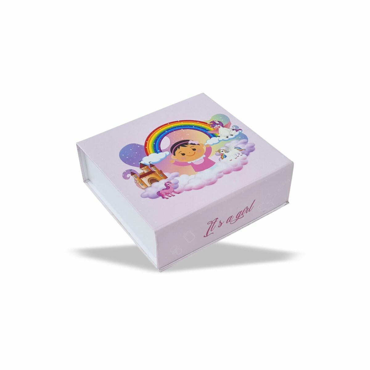 “It’s a girl” Magnetic Rigid Hamper Box