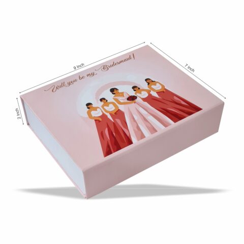 “Bridesmaid” Magnetic Rigid Hamper Box