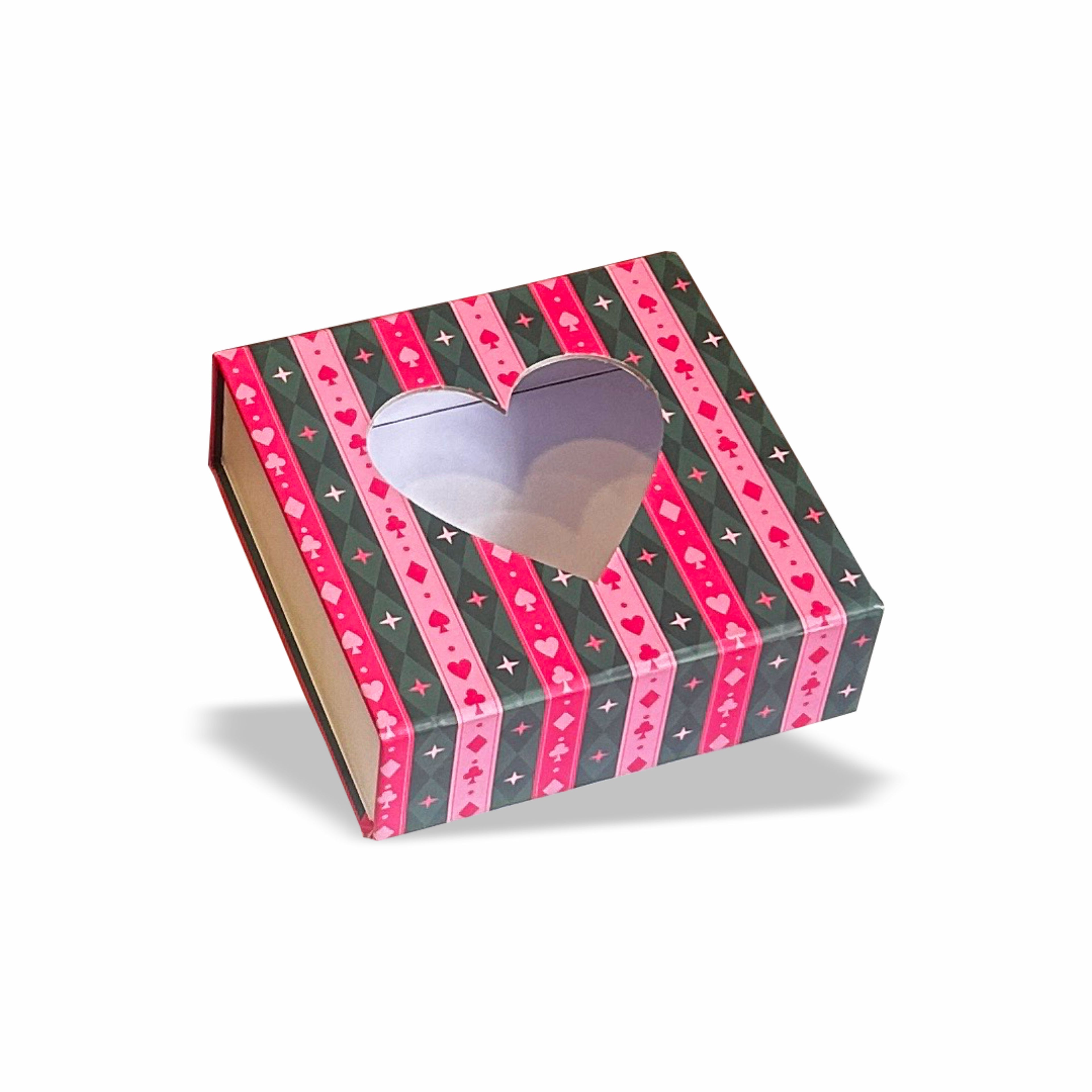 Window Box Magnetic Rigid Hamper Box (6x6x2 inch)