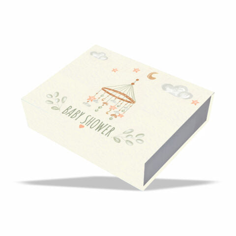 Baby Shower Magnetic Rigid Hamper Box