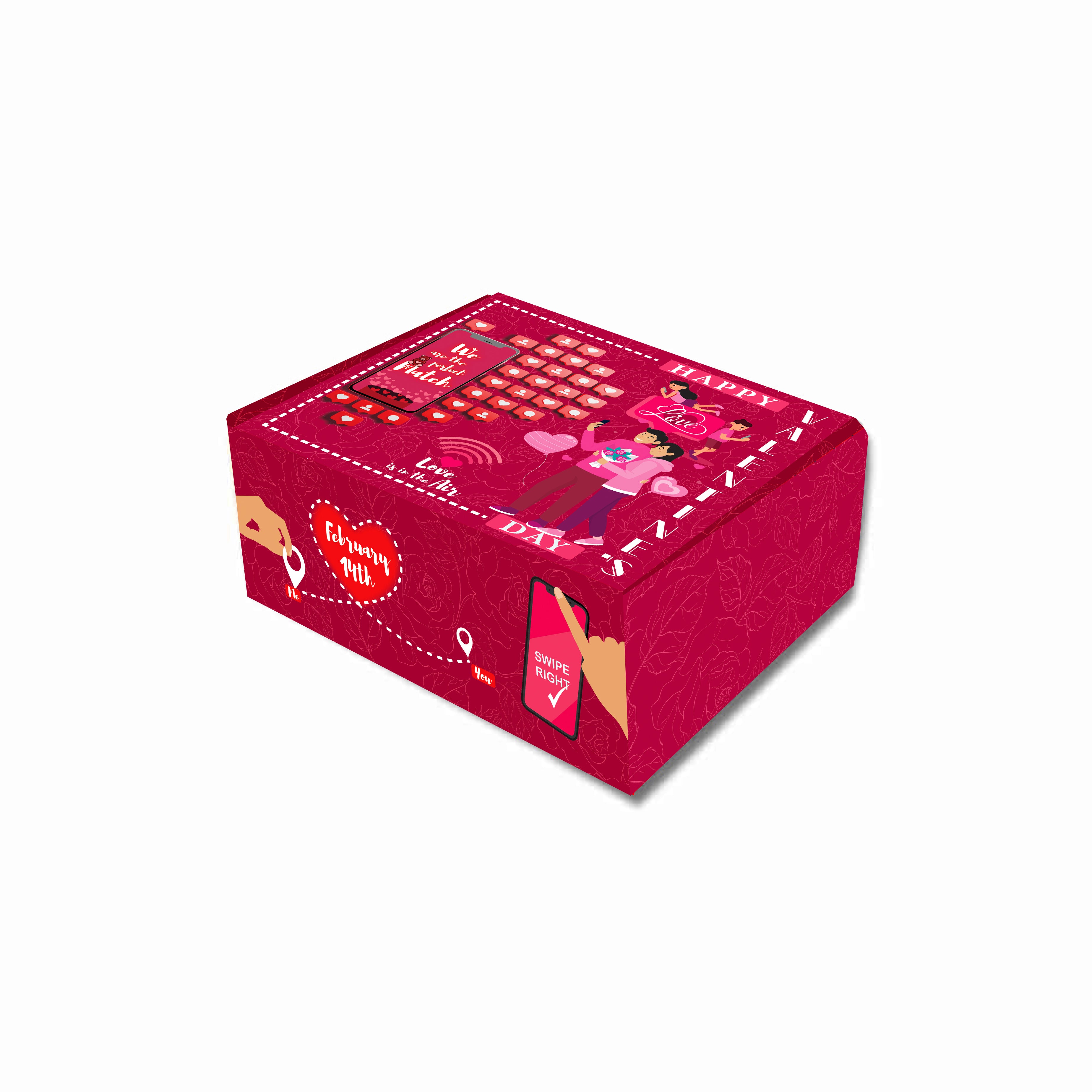 Matchmaker Corrugated Hamper Box (10.5x8x4 inch)